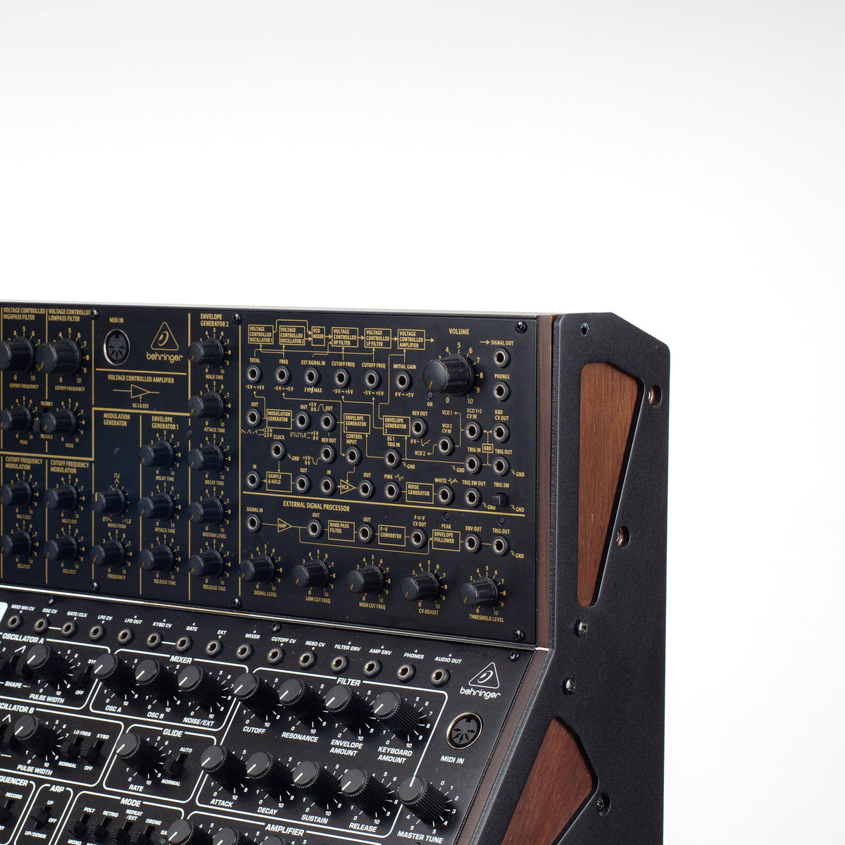 Behringer Eurorack Stand 3-Tier Extension - KORG SQ-1- BT3SQ - Black