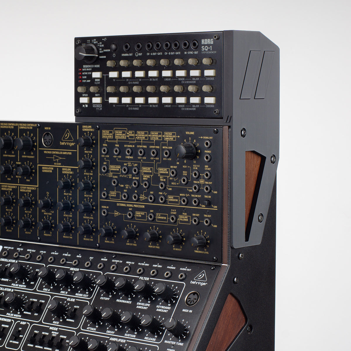Behringer Eurorack Stand 3-Tier Extension - KORG SQ-1- BT3SQ - Black